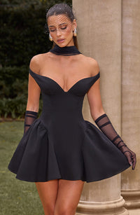Bellamy Mini Dress – Black