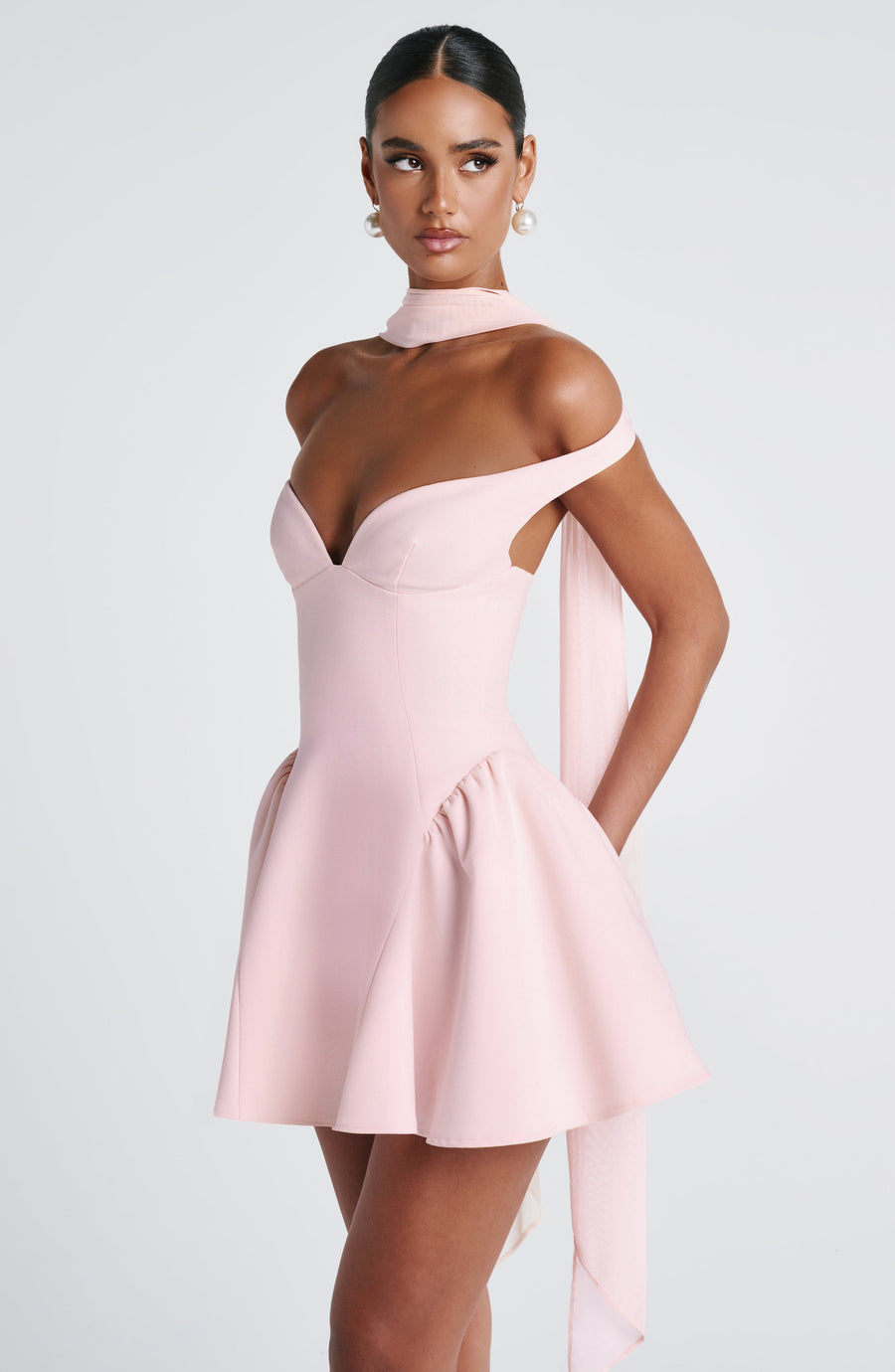 Bellamy Mini Dress – Blush