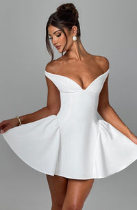 Bellamy Mini Dress – Ivory