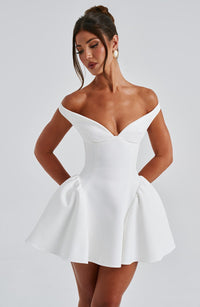 Bellamy Mini Dress – Ivory