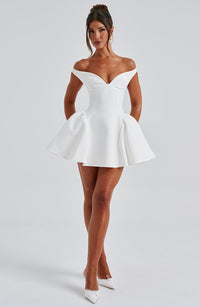 Bellamy Mini Dress – Ivory
