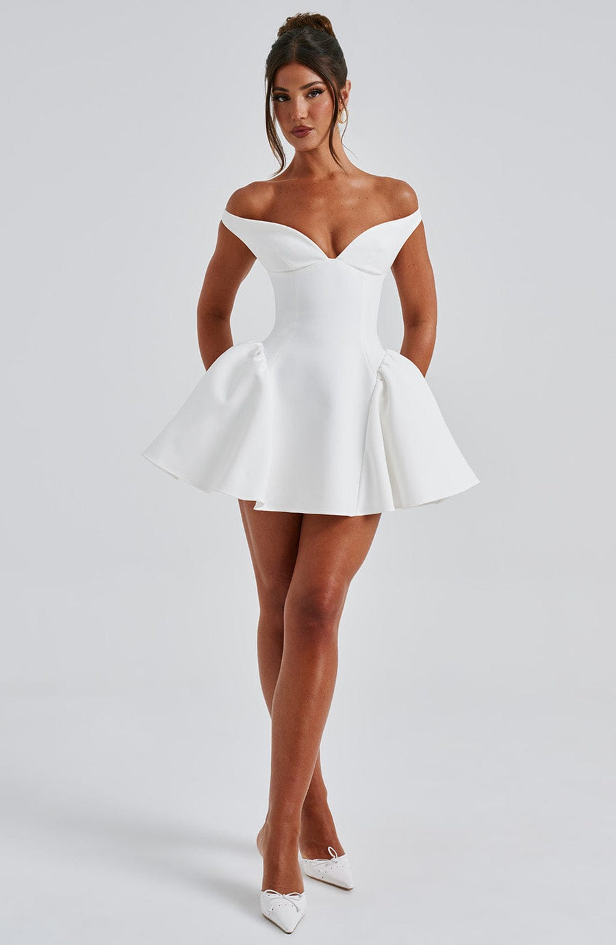 Bellamy Mini Dress – Ivory