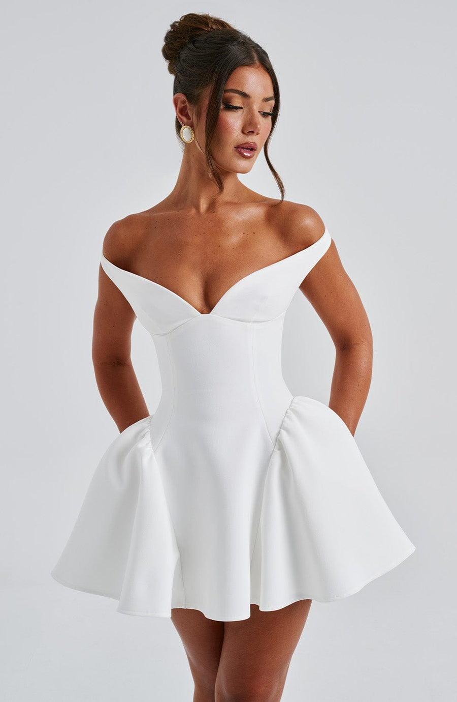 Bellamy Mini Dress – Ivory