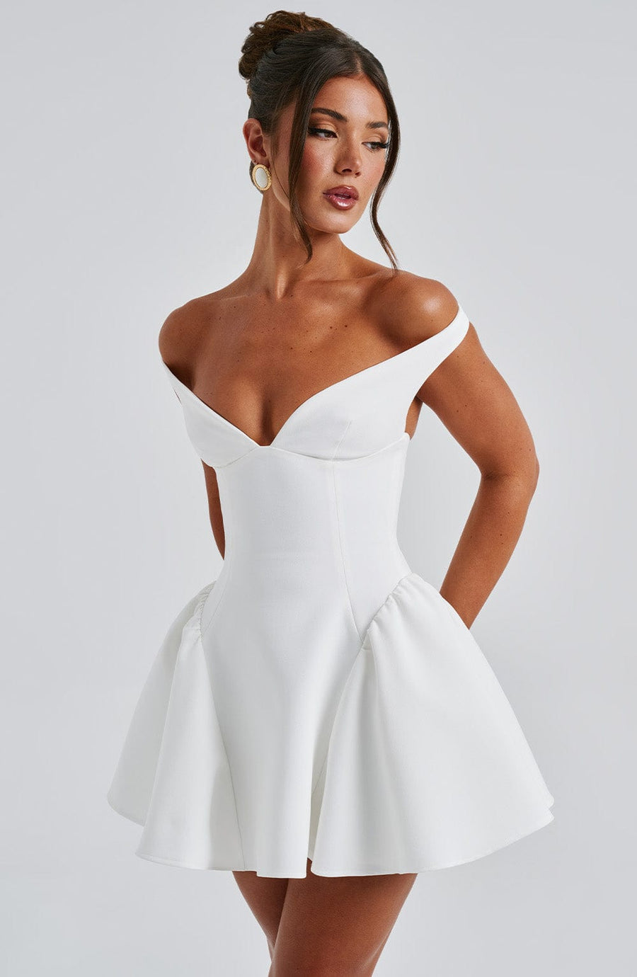 Bellamy Mini Dress – Ivory