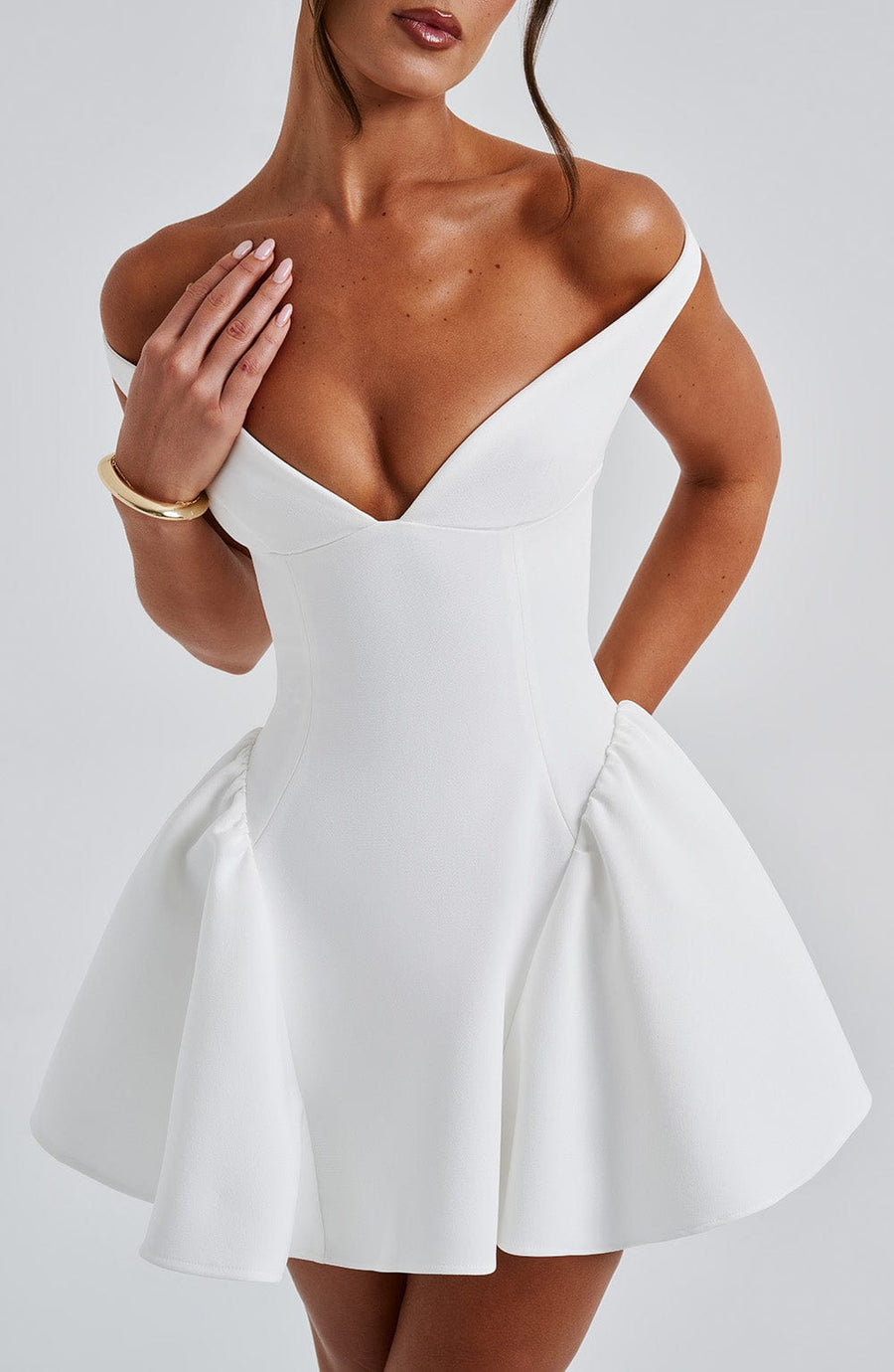 Bellamy Mini Dress – Ivory