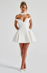 Bellamy Mini Dress – Ivory