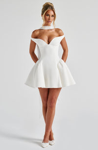 Bellamy Mini Dress – Ivory