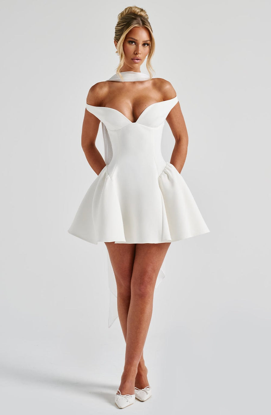 Bellamy Mini Dress – Ivory