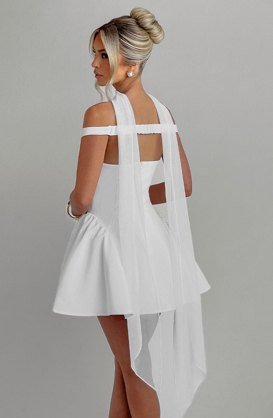 Bellamy Mini Dress – Ivory
