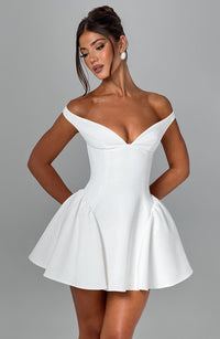 Bellamy Mini Dress – Ivory