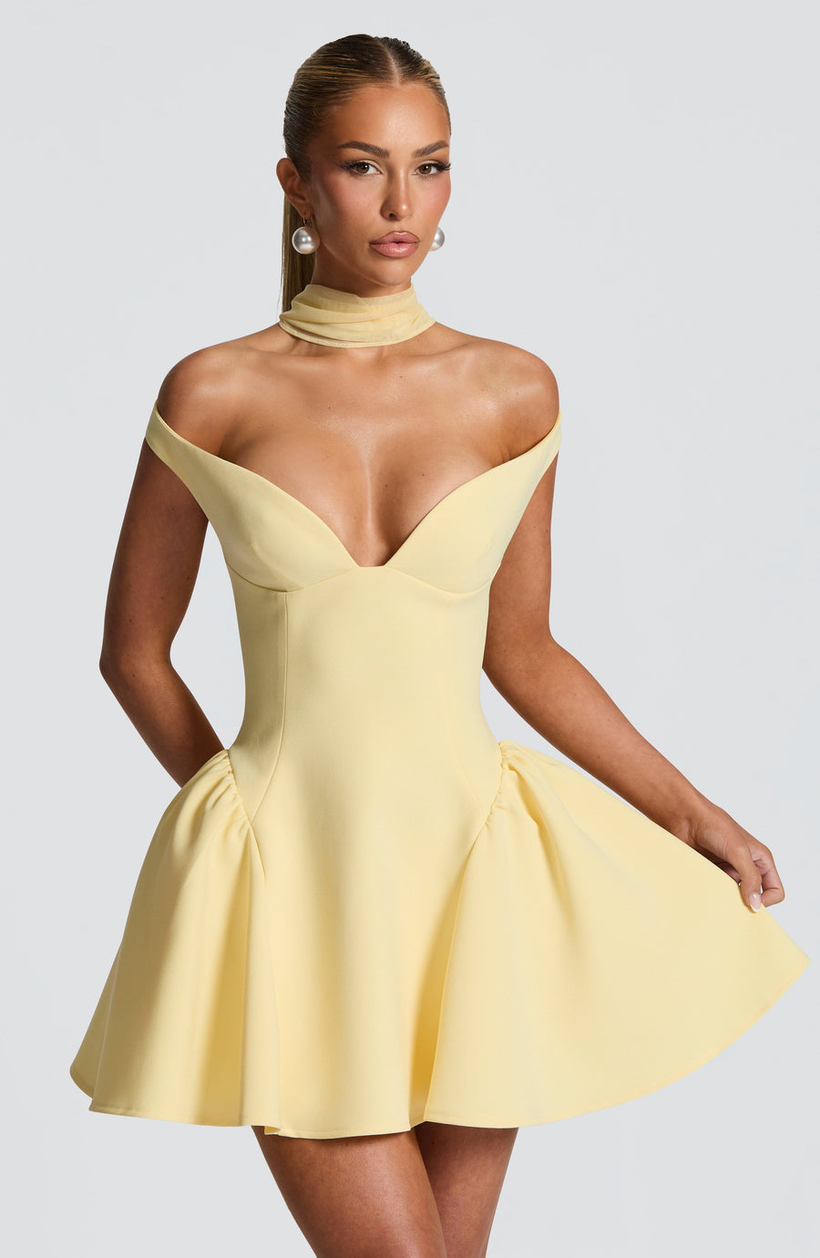 Bellamy Mini Dress – Lemon