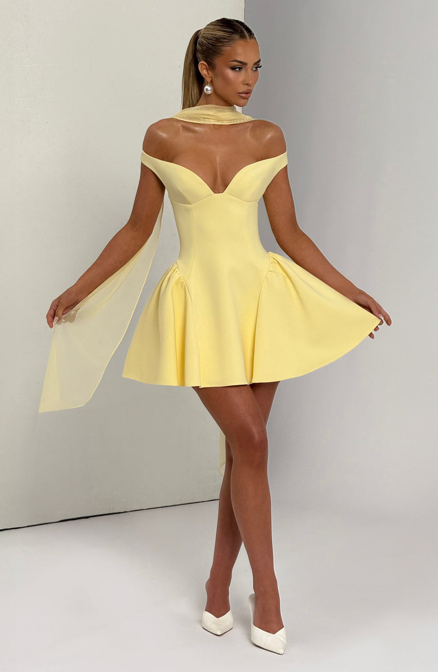 Bellamy Mini Dress – Lemon