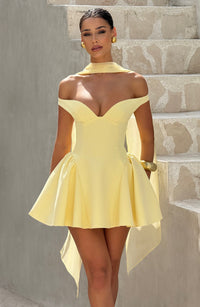 Bellamy Mini Dress – Lemon