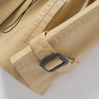 Marlo Sheepskin Leather Jacket in Beige