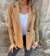 Marlowe Elegant Blazer in Brown