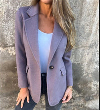 Marlowe Elegant Blazer in Purple