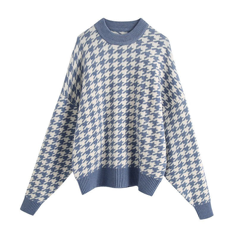 Marlowe Knit Sweater in Blue