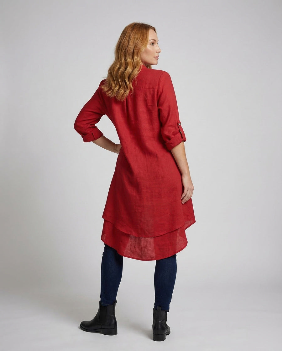 Marlowe Linen Midi Dress