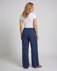 Marlowe Linen Trousers with Drawstring Waist