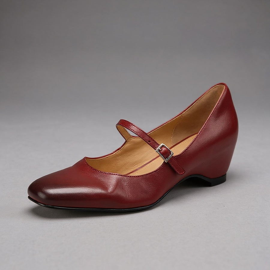 Marlowe Mary Jane Pump in Cabernet