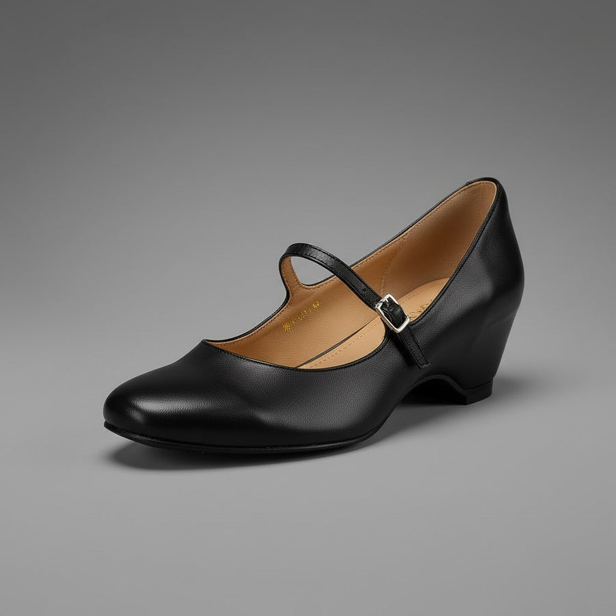 Marlowe Mary Jane Pump in Charcoal