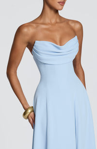 Isla Midi Dress – Glacier Blue