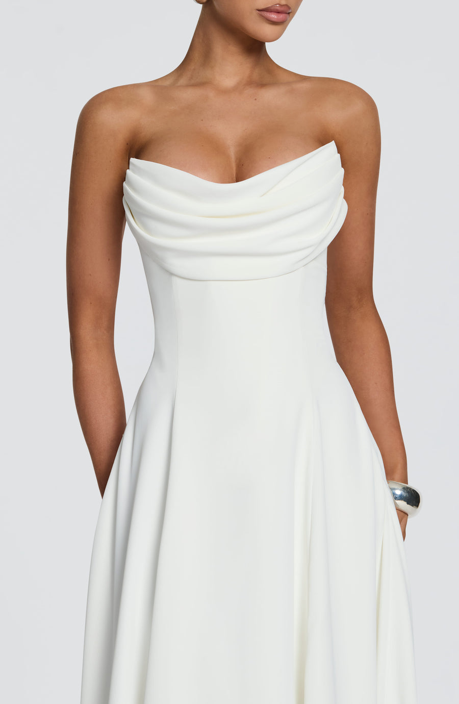 Isla Midi Dress – Ivory