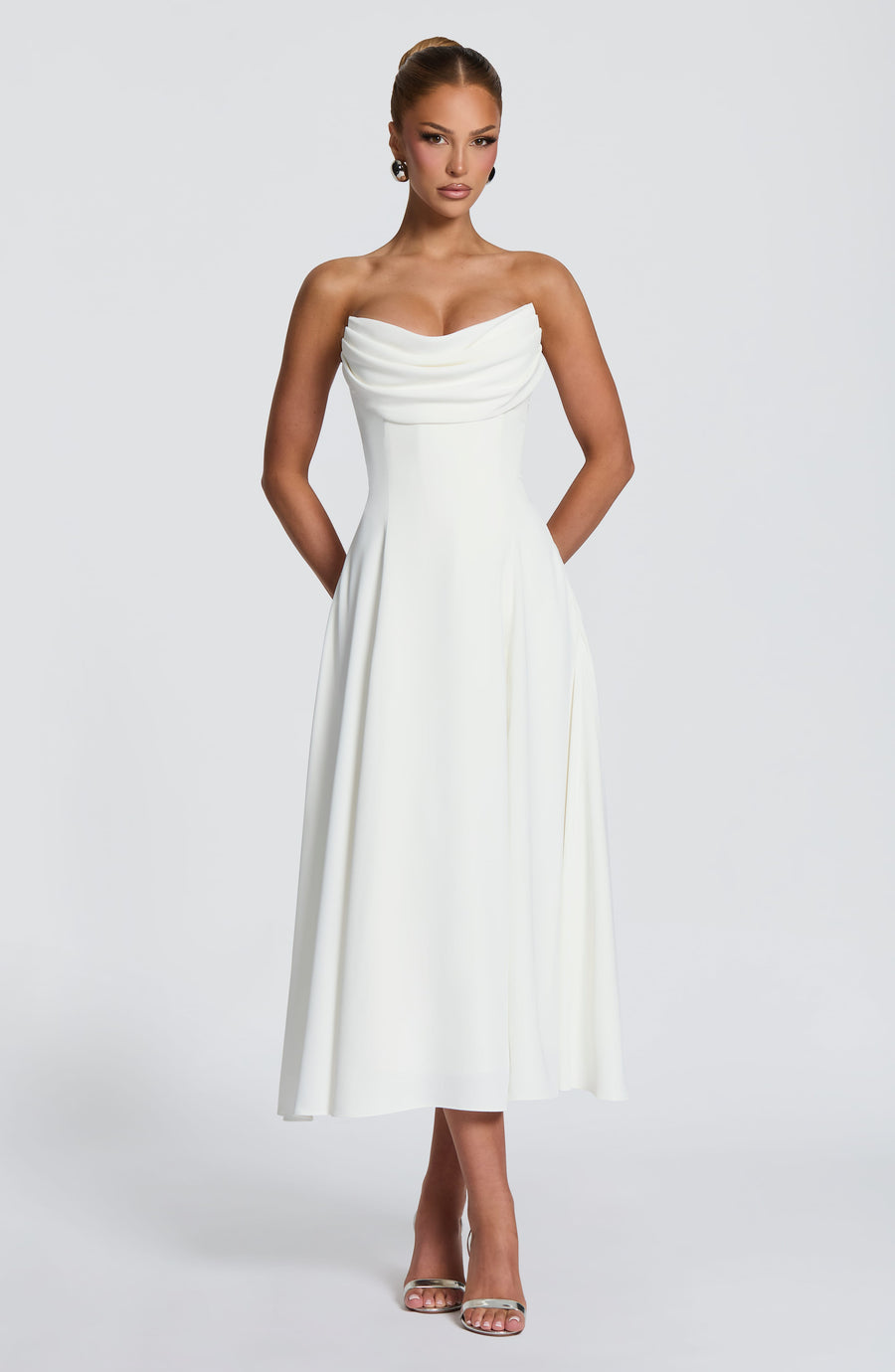 Isla Midi Dress – Ivory