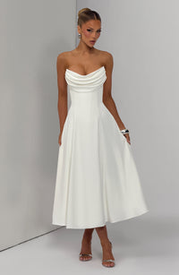 Isla Midi Dress – Ivory