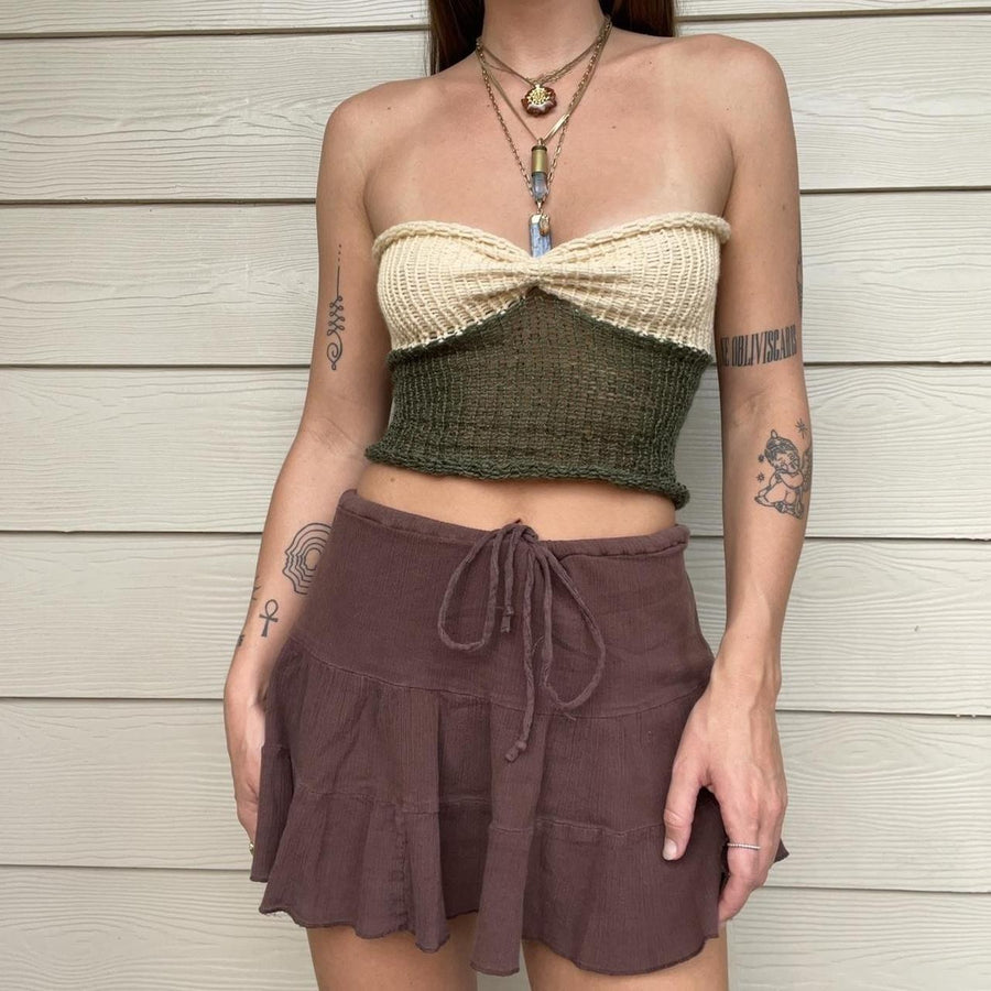 Marlowe Top in Olive Green