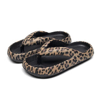 Marsa Cloud Foam Sandals in Black Leopard