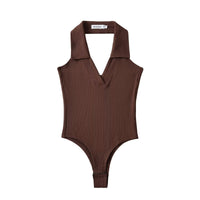 Marta Bodysuit in Brown