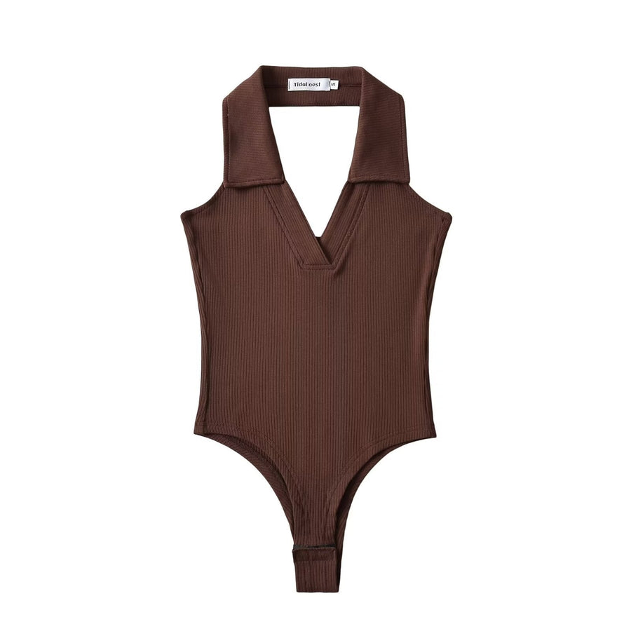 Marta Bodysuit in Brown