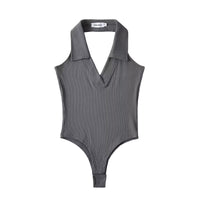 Marta Bodysuit in Kohlegrau