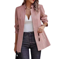 Marta Elegant Knit Cardigan in Pink
