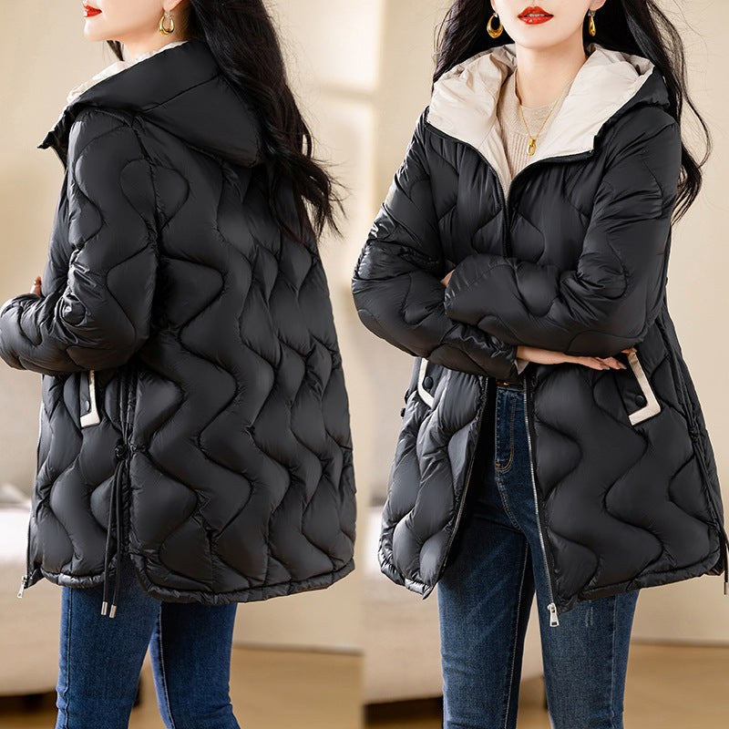 Marta Jacket with Hood in Black