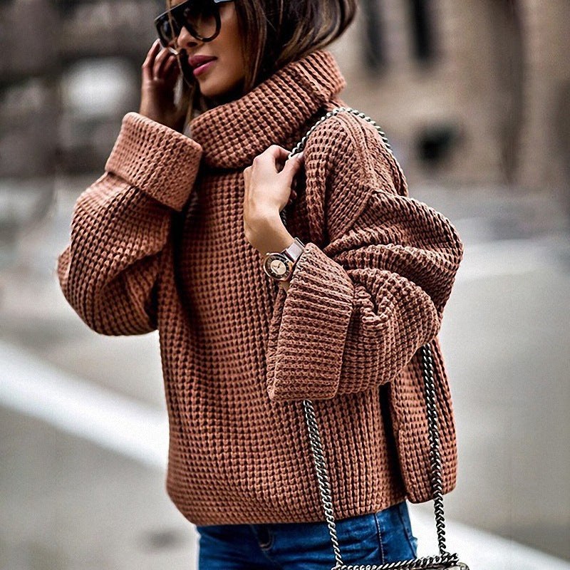 Marta Knit Sweater in Brown