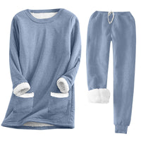 Marta Suit with Pockets in Blue