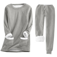 Marta Suit with Pockets in Grey