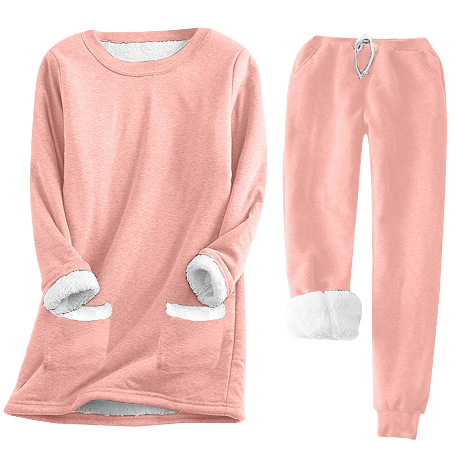 Marta Suit with Pockets in Pink