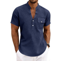 Mathis Lightweight Shirt in Navy