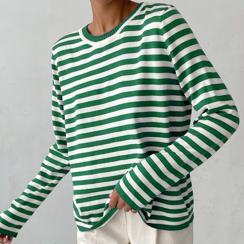 Mathis Shirt with Striped in Green