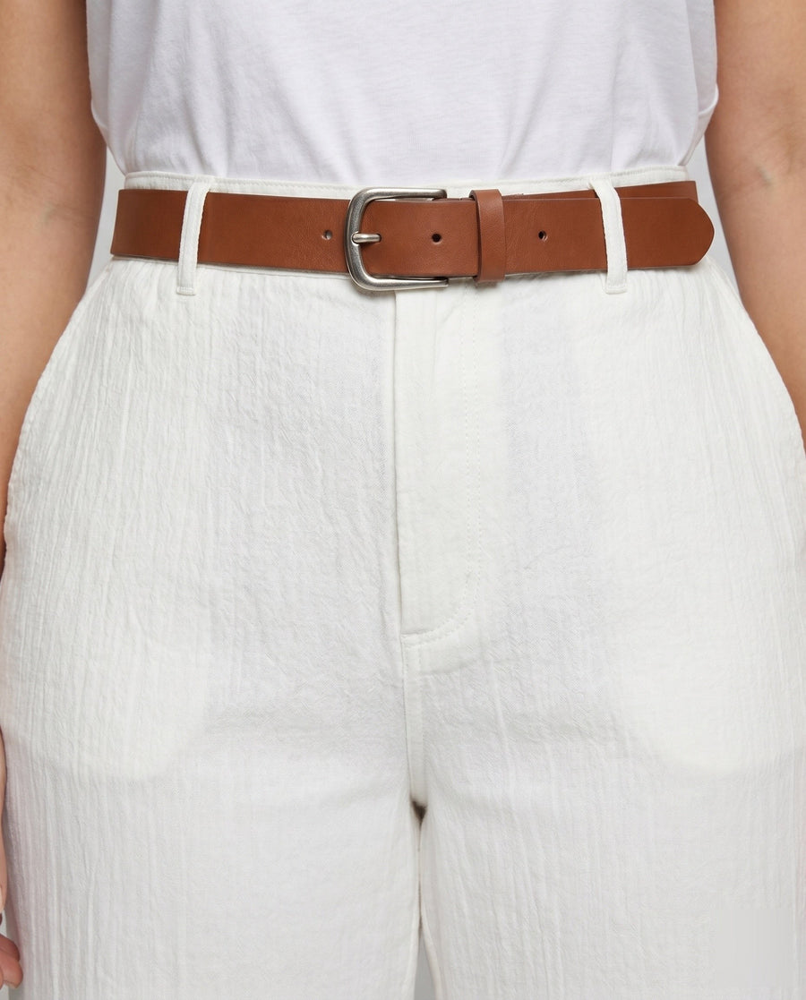 Matilda Elegant Linen Trousers with Belted