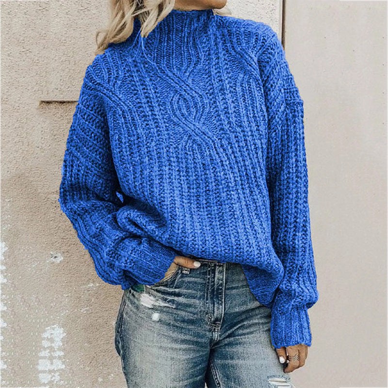 Matilda Knit Sweater in Royal Blue