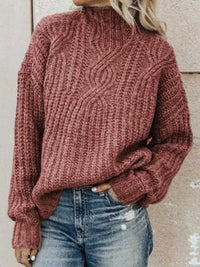 Matilda Knit Sweater in Ziegelrot