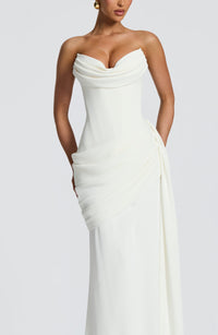 Halle Maxi Dress – Ivory