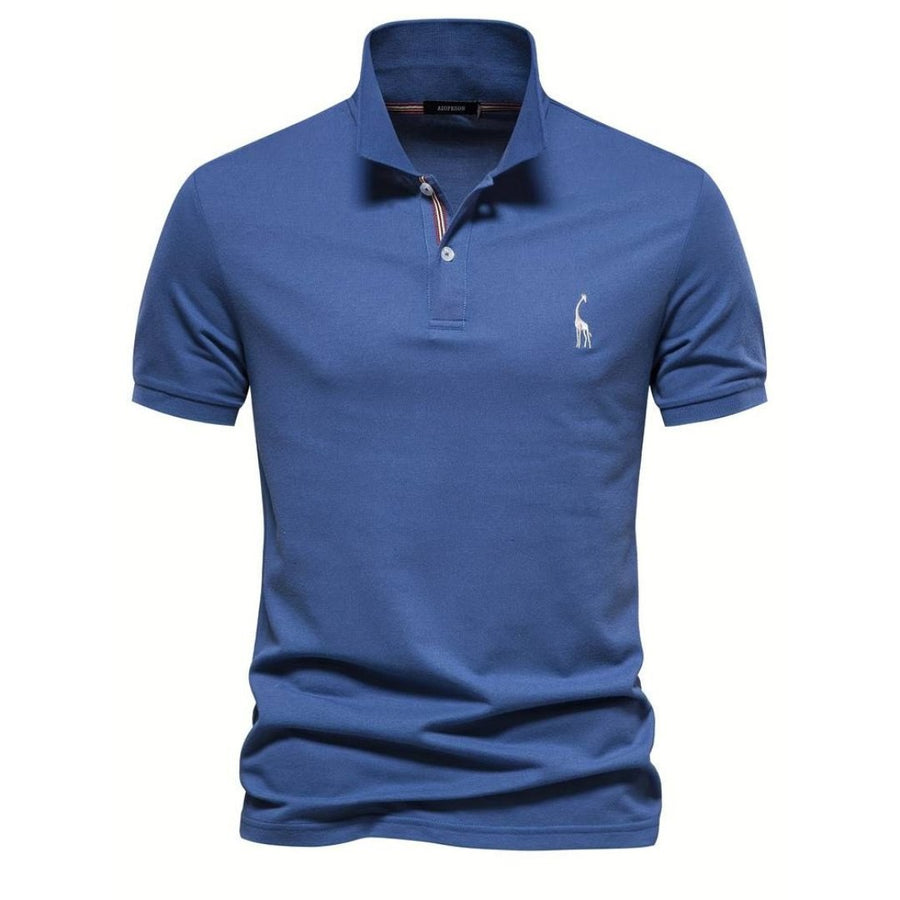 Matteo Casual Cotton Shirt in Blue