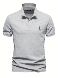 Matteo Casual Cotton Shirt in Grey
