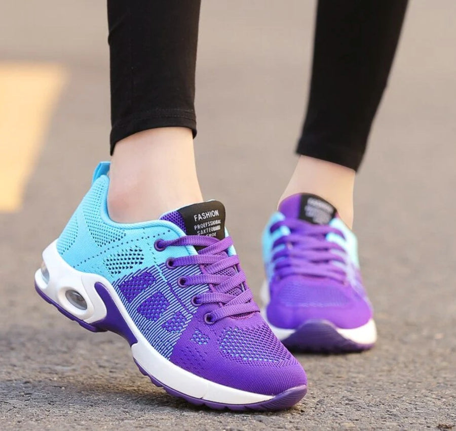 Matteo Comfortable Shoes in Turquoise Purple