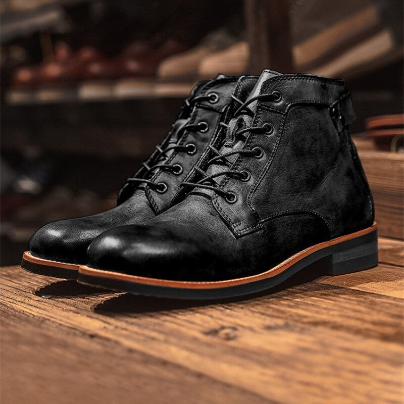 Matteo Orthopaedic Boots in Black
